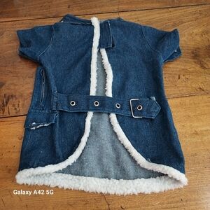 Dog jean jacket